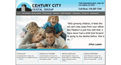 Desktop Screenshot of centurycitydentalgroup.com